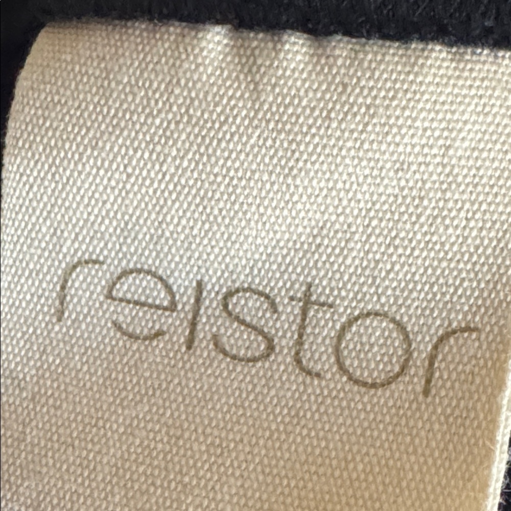 REISTOR Tie-Detail Maxi Dress Black Slits Tank Soft Casual Designer S Vacation - Picture 10 of 12